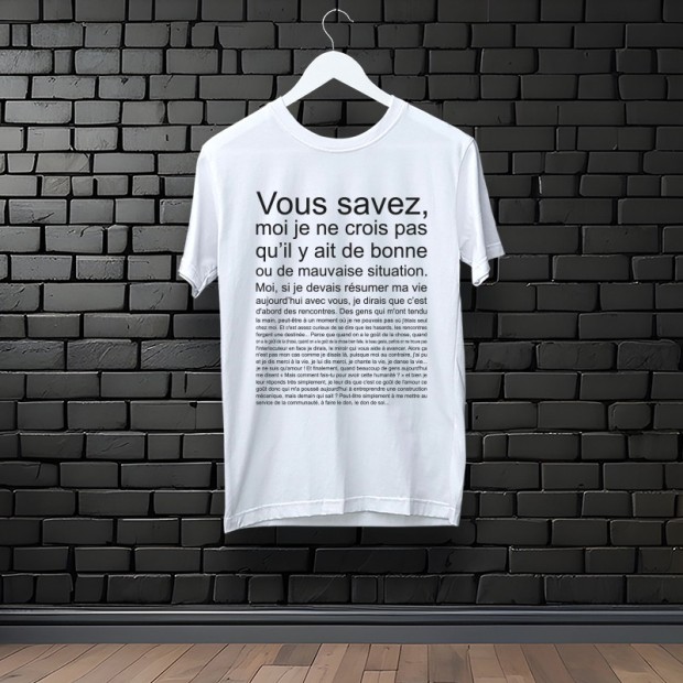 Tee-shirt monologue de Mission Cléopâtre