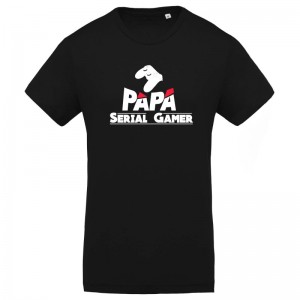 T-shirt Papa Serial Gamer