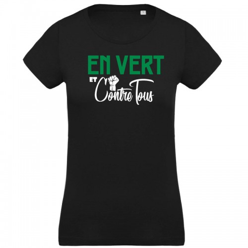 T-shirt En vert et contre Tous