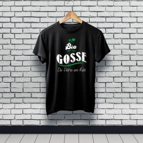 Tee-shirt bio gosse noir