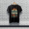 Tee-shirt 100% coton avec flocage "Tonton, l'homme, le mythe, la légende"