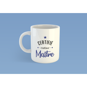 Mug Certifié meilleur Maître