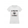 T-Shirt Je peux pas j'ai Handball