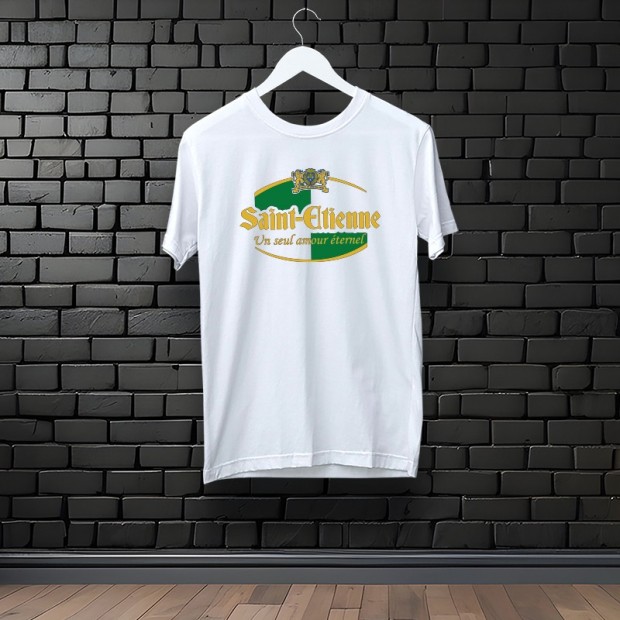 Tee-shirt Saint-Etienne Kronembourg blanc