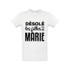 T-Shirt Désolé les filles je me marie