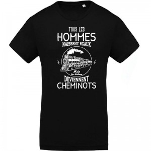 T-shirt hommes égaux cheminots