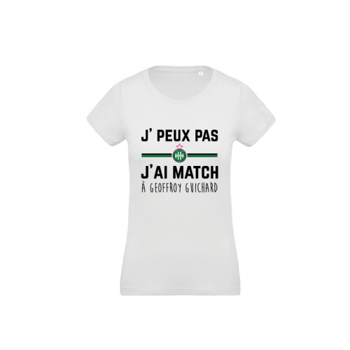 T-Shirt Je peux pas j'ai match ...