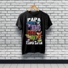 Tee-shirt Papa super Saiyan noir