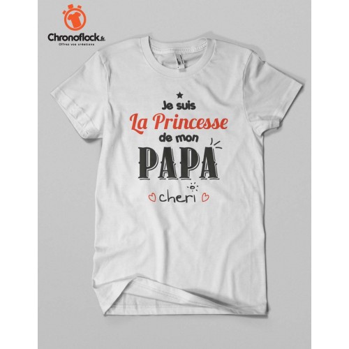 T-shirt Princesse à papa