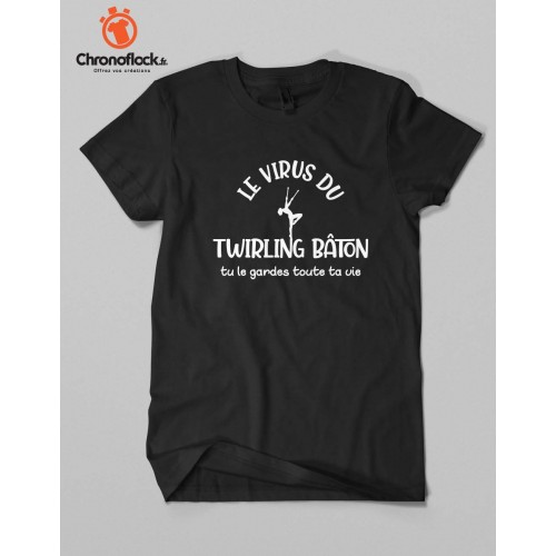 T-shirt Twirling Bâton
