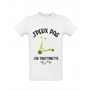 T-Shirt J'peux pas j'ai trottinette