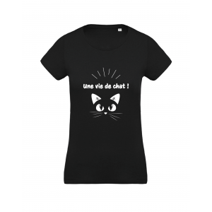 T-Shirt Vie de chat