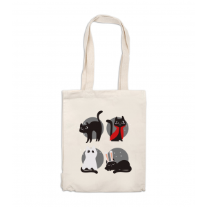 Tote bag Déguise-toi mon chat