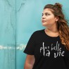T-shirt Plus belle la vie noir