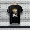 Tee-shirt 100% coton avec impression : "La vie est belle en 4L"