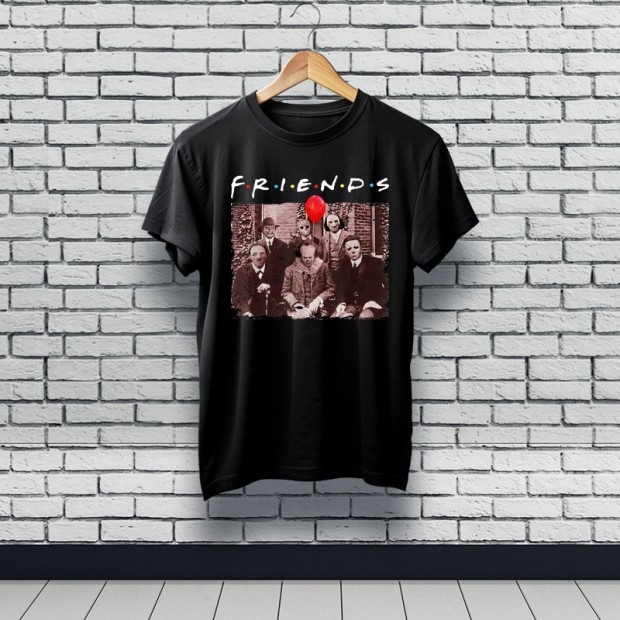 T-shirt Friends en mode serial killer
