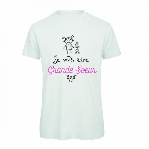 T-shirt Je vais être grande soeur