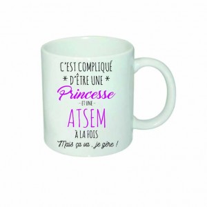 Mug Princesse et Atsem en même temps