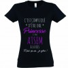 T-shirt Princesse et Atsem en même temps