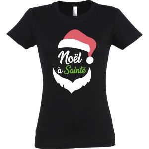 T-Shirt Noël à Sainté femme