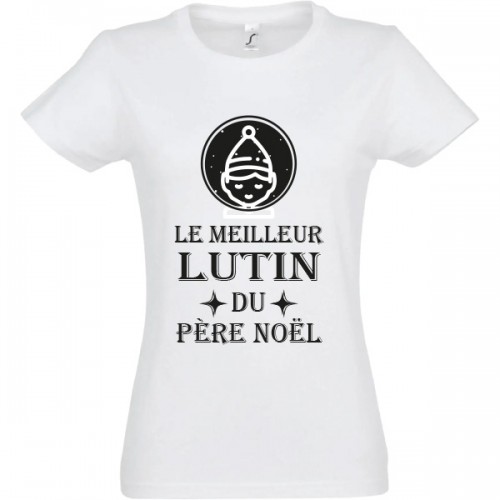 T-Shirt Lutin Noël femme