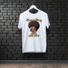 T-shirt snoop dog blanc