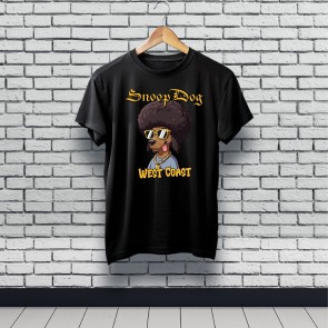T-shirt snoop dog noir