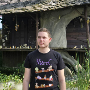 t-shirt noir homme mystic gare