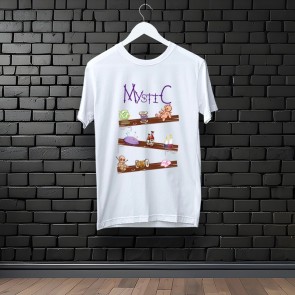 t-shirt blanc mystic
