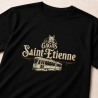 Tee-shirt noir Les Vieux Trams de Sainté, hommage à Saint-Étienne et à la chanson des Gagas
