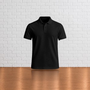 Polo homme personnalisable Black