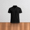 Polo homme personnalisable Black