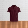 Polo homme personnalisable Burgundy