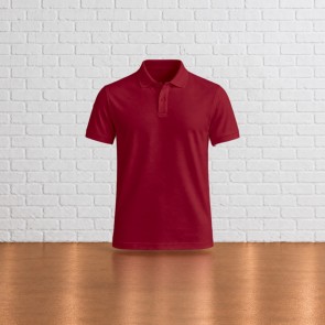 Polo homme personnalisable Cardinal Red