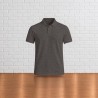 Polo homme personnalisable Charcoal