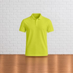 Polo homme personnalisable Neon Yellow