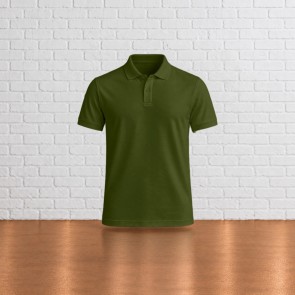 Polo homme personnalisable Olive