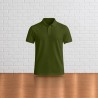 Polo homme personnalisable Olive