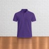 Polo homme personnalisable Purple Heather