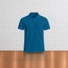 Polo homme personnalisable Teal Heather