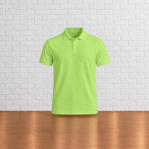 Polo homme personnalisable Neon Green