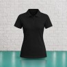 Polo femme personnalisable Black