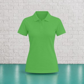 Polo femme personnalisable Lime