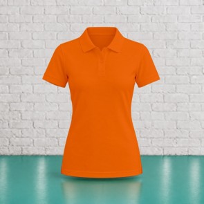 Polo femme personnalisable Orange