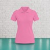 Polo femme personnalisable Pink Carnation