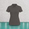 Polo femme personnalisable Charcoal