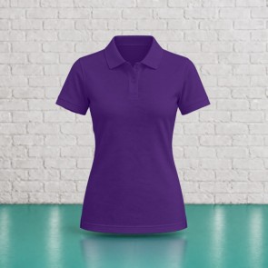 Polo femme personnalisable Purple