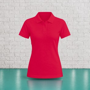 Polo femme personnalisable Hot Pink