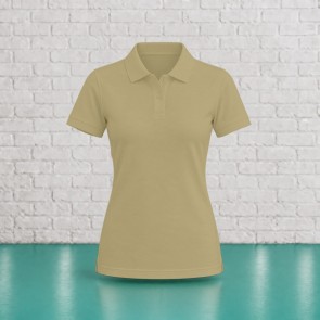 Polo femme personnalisable Khaki