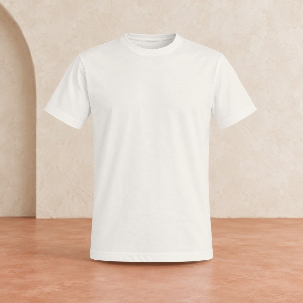 Tee-shirt homme Sol's Imperial Ecru